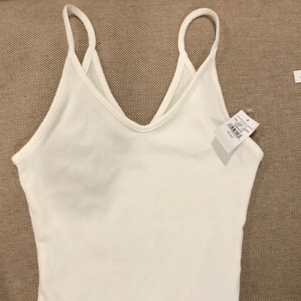 American Eagle white body suit NEW